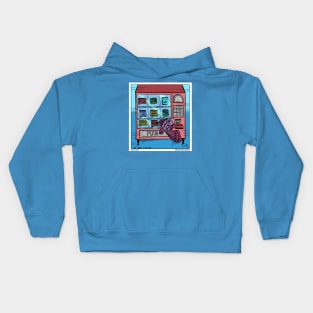 Tropical Fish vending machine Kids Hoodie